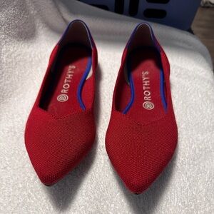 Chili Red Rothy’s Size 10